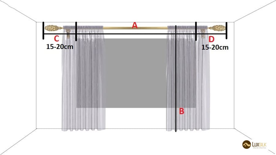 cách đo kích thước rèm cửa chính xác