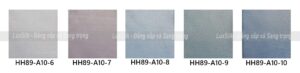 bảng màu rèm vải byg vol11 mã hh89-a10