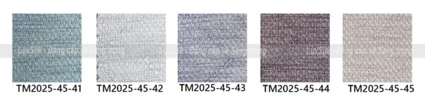 bảng màu rèm vải thượng mỹ mã tm2025-45