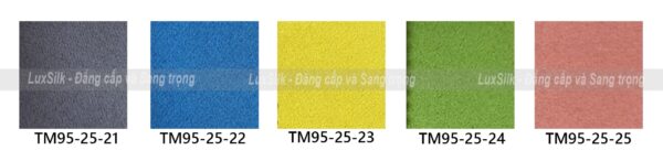 bảng màu rèm vải thượng mỹ mã ma tm95-25