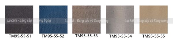 bảng màu rèm vải thượng mỹ mã tm95-55